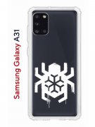 Чехол-накладка Samsung Galaxy A31 (587679) Kruche PRINT Лого Северный Паук 2