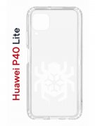 Чехол-накладка Huawei P40 Lite  (588940) Kruche PRINT Лого Северный Паук 2