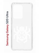 Чехол-накладка Samsung Galaxy S20 Ultra (582689) Kruche PRINT Лого Северный Паук 2