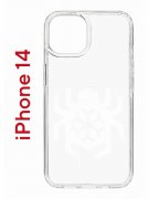 Чехол-накладка Apple iPhone 14  (625957) Kruche PRINT Лого Северный Паук 2