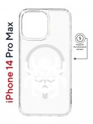 Чехол-накладка Apple iPhone 14 Pro Max (625966) Kruche PRINT Лого Северный Паук 2