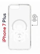 Чехол-накладка Apple iPhone 7 Plus (626141) Kruche PRINT Лого Северный Паук 2