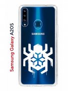 Чехол-накладка Samsung Galaxy A20S (588937) Kruche PRINT Лого Северный Паук 2