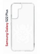 Чехол-накладка Samsung Galaxy S22 Plus (610634) Kruche PRINT Лого Северный Паук 2