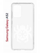 Чехол-накладка Samsung Galaxy A52 (598894) Kruche PRINT Лого Северный Паук 2