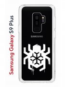 Чехол-накладка Samsung Galaxy S9 Plus (591403) Kruche PRINT Лого Северный Паук 2