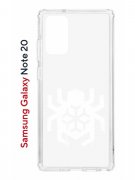 Чехол-накладка Samsung Galaxy Note 20 (588938) Kruche PRINT Лого Северный Паук 2