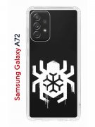 Чехол-накладка Samsung Galaxy A72 (598893) Kruche PRINT Лого Северный Паук 2