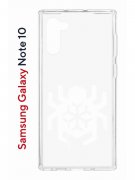 Чехол-накладка Samsung Galaxy Note 10 (580651) Kruche PRINT Лого Северный Паук 2