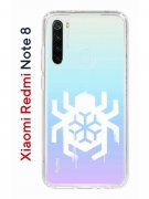 Чехол-накладка Xiaomi Redmi Note 8  (580659) Kruche PRINT Лого Северный Паук 2