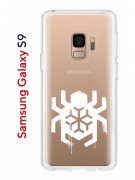 Чехол-накладка Samsung Galaxy S9  (580669) Kruche PRINT Лого Северный Паук 2