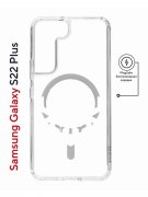 Чехол-накладка Samsung Galaxy S22 Plus (638519) Kruche PRINT Лого Северный Паук 2