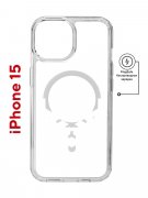 Чехол-накладка Apple iPhone 15 (641584) Kruche PRINT Лого Северный Паук 2