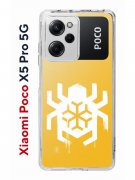 Чехол-накладка Xiaomi Poco X5 Pro 5G (641594) Kruche PRINT Лого Северный Паук 2