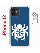 Чехол-накладка Apple iPhone 12  (598886) Kruche PRINT Лого Северный Паук