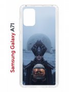 Чехол-накладка Samsung Galaxy A71 (582679) Kruche PRINT Мара 2