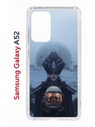 Чехол-накладка Samsung Galaxy A52 (598894) Kruche PRINT Мара 2