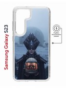Чехол-накладка Samsung Galaxy S23 (634253) Kruche PRINT Мара 2