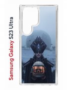 Чехол-накладка Samsung Galaxy S23 Ultra (638515) Kruche PRINT Мара 2