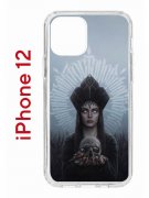 Чехол-накладка Apple iPhone 12  (588925) Kruche PRINT Мара