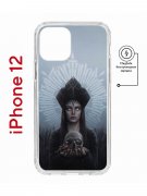 Чехол-накладка iPhone 12/12 Pro Kruche Magnet Print Мара