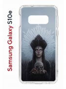 Чехол-накладка Samsung Galaxy S10e (580660) Kruche PRINT Мара