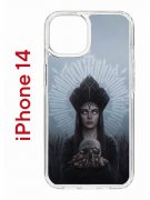 Чехол-накладка Apple iPhone 14  (625957) Kruche PRINT Мара