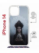 Чехол-накладка Apple iPhone 14  (625960) Kruche PRINT Мара