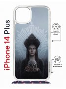 Чехол-накладка Apple iPhone 14 Plus (625962) Kruche PRINT Мара