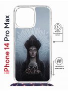 Чехол-накладка Apple iPhone 14 Pro Max (625963) Kruche PRINT Мара