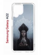 Чехол-накладка Samsung Galaxy A22 4G (606545) Kruche PRINT Мара