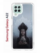 Чехол-накладка Samsung Galaxy A22 4G (606545) Kruche PRINT Мара