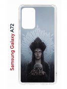 Чехол-накладка Samsung Galaxy A72 (598893) Kruche PRINT Мара