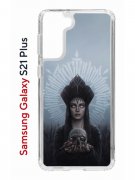 Чехол-накладка Samsung Galaxy S21 Plus (594681) Kruche PRINT Мара