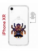Чехол-накладка Apple iPhone XR (598897) Kruche PRINT Зубков Паук