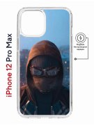 Чехол-накладка Apple iPhone 12 Pro Max (598885) Kruche PRINT Северный Паук