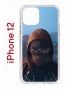 Чехол-накладка Apple iPhone 12  (588925) Kruche PRINT Северный Паук