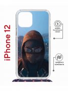 Чехол-накладка Apple iPhone 12  (598927) Kruche PRINT Северный Паук
