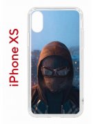 Чехол-накладка Apple iPhone X (580677) Kruche PRINT Северный Паук