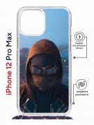 Чехол-накладка Apple iPhone 12 Pro Max (598924) Kruche PRINT Северный Паук