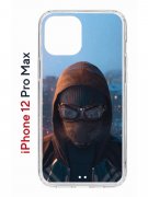 Чехол-накладка Apple iPhone 12 Pro Max (588923) Kruche PRINT Северный Паук