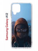 Чехол-накладка Samsung Galaxy A12 (594609) Kruche PRINT Северный Паук