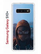 Чехол-накладка Samsung Galaxy S10+ (580661) Kruche PRINT Северный Паук