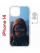 Чехол-накладка Apple iPhone 14  (625959) Kruche PRINT Северный Паук