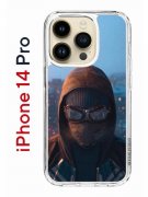 Чехол-накладка Apple iPhone 14 Pro (625958) Kruche PRINT Северный Паук