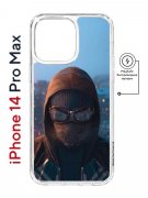 Чехол-накладка Apple iPhone 14 Pro Max (625966) Kruche PRINT Северный Паук