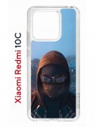 Чехол-накладка Xiaomi Redmi 10C (623779) Kruche PRINT Северный Паук