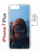 Чехол-накладка Apple iPhone 7 Plus (626141) Kruche PRINT Северный Паук