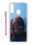 Чехол-накладка Samsung Galaxy A20S (588937) Kruche PRINT Северный Паук