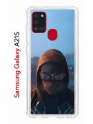 Чехол-накладка Samsung Galaxy A21S (587676) Kruche PRINT Северный Паук